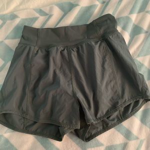 Green Lululemon High Wasted Shorts!